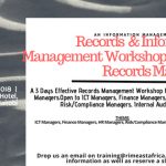 Records & Information Management Workshop for Non Records Managers