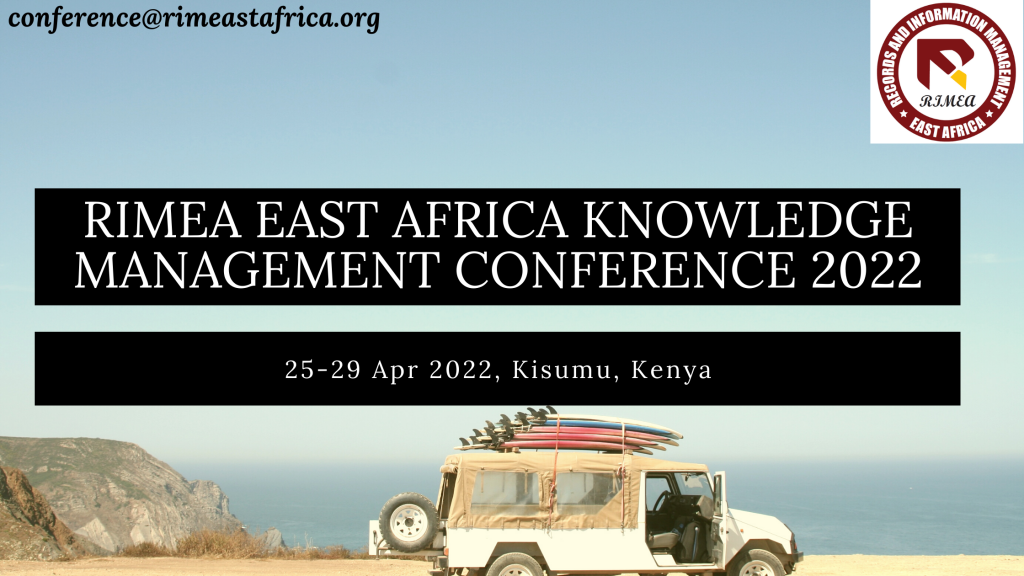 RIMEA EAST AFRICA KNOWLEDGE MANAGEMENT CONFERENCE 2022