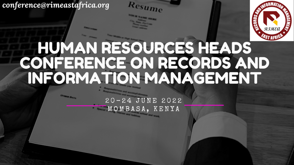 HR Heads Conference on Records and Information Management 2022
