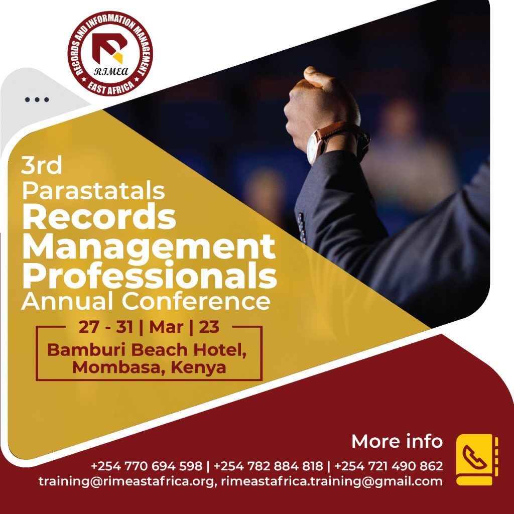 3rd Parastatals Records Management Professionals Annual Conference