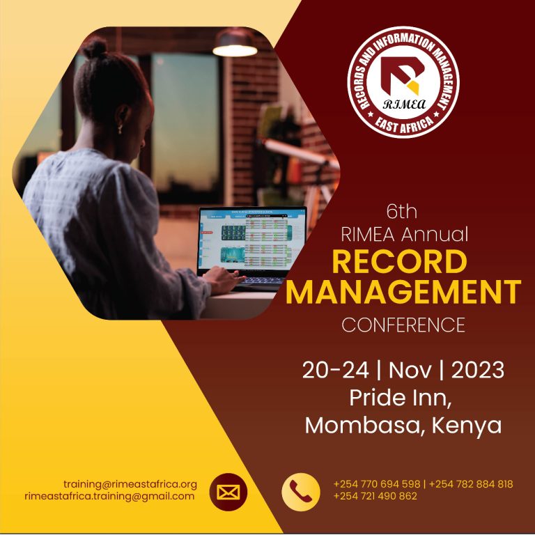 6th RIMEA Annual Records Management Conference