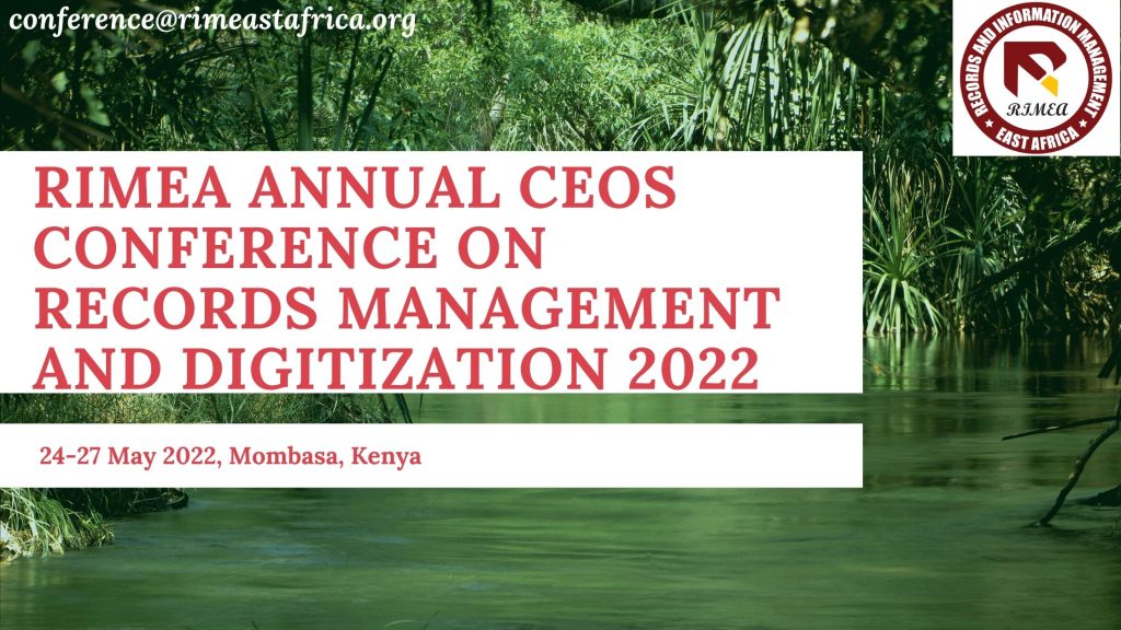 RIMEA Annual CEOs Conference on Records Management and Digitization